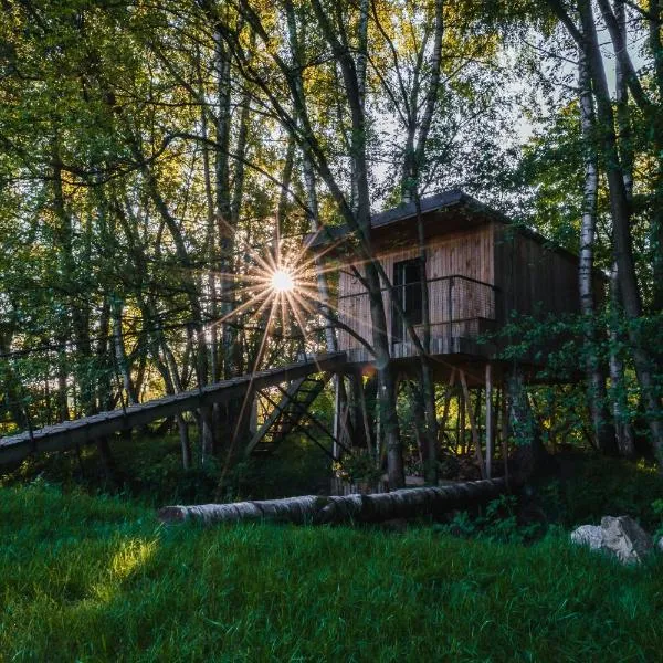 Treehouse Tučapy, hotel in Vícemil