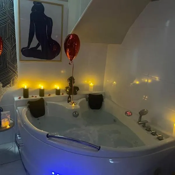 L'Escapade marine appartement avec jacuzzi privé, hotel in Cayeux-sur-Mer