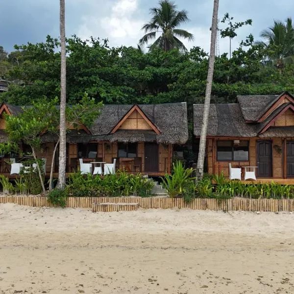 Beach Huts El Nido, hotel em Liminangoon