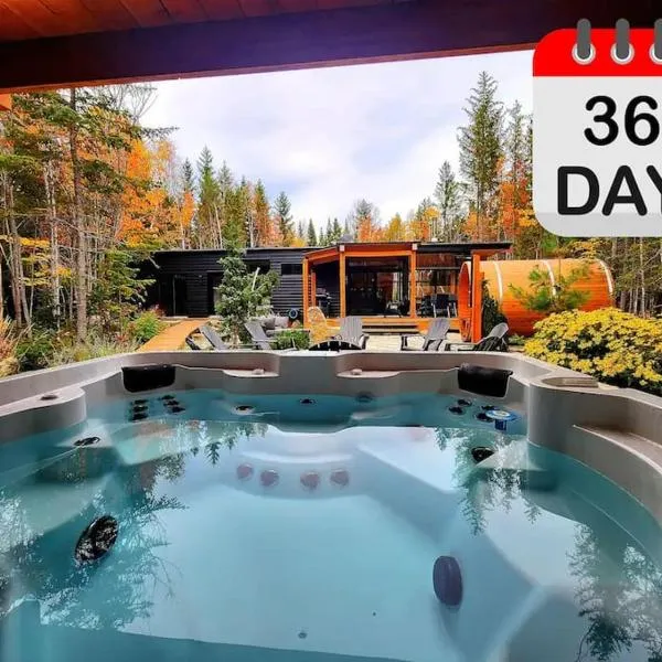 ONNEA - Magical Chalet with Stunning Views, Sauna & Hot Tub, hotel v destinaci Petite-Rivière-Saint-Francois