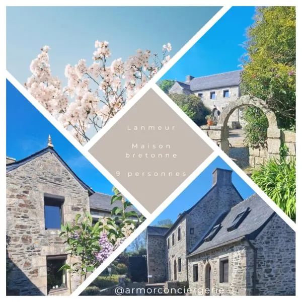 Havre de paix à 15 min de la mer, hotel in Lanmeur