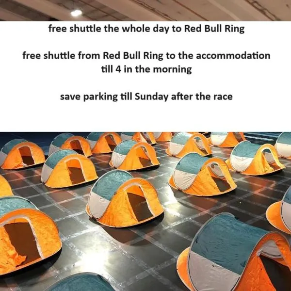 Indoor Camping Formel1 MotoGP Spielberg, hotel v destinaci Judenburg