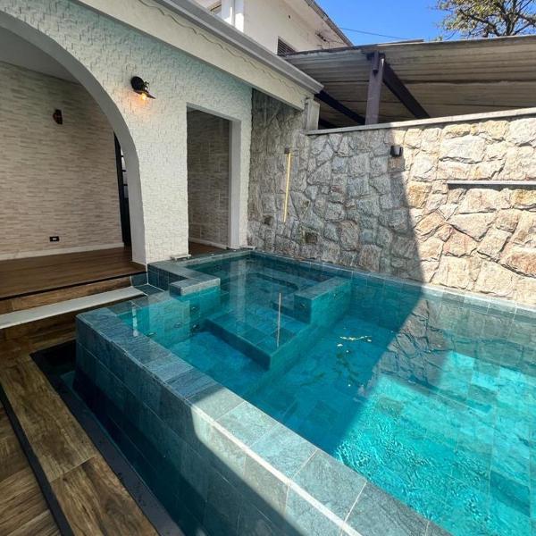 Casa Santos Piscina e Praia - Foto 4