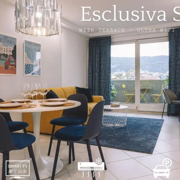 Esclusiva Suite con Terrazza/Ultra Wi-fi/Free Park, hotel in Trieste