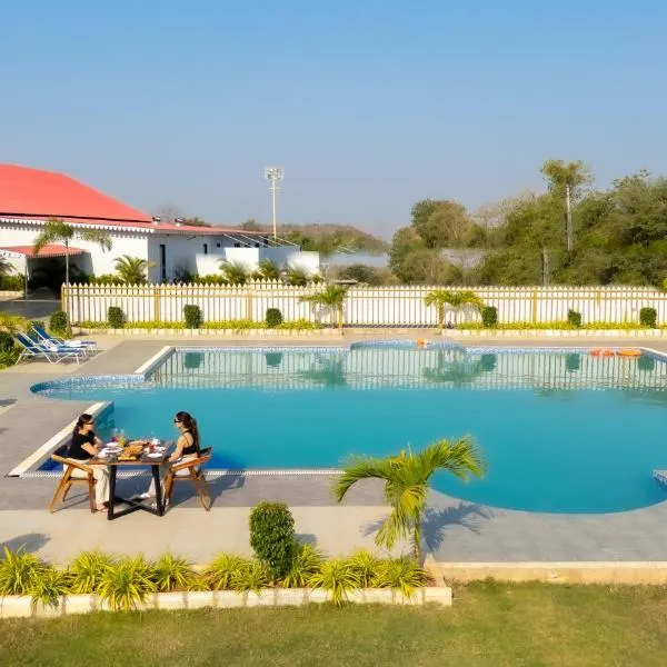 Daksh Eden Greenz -A Luxury Resort in Sasan Gir、Mathasuliaのホテル