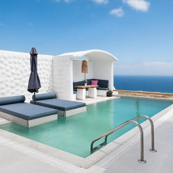 Dream Villa Santorini, hotel in Vourvoulos