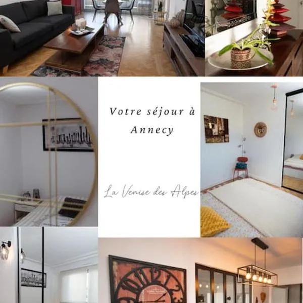 Chez Sissi Appartement Cosy à Annecy Proche Centre, hotel v Annecy