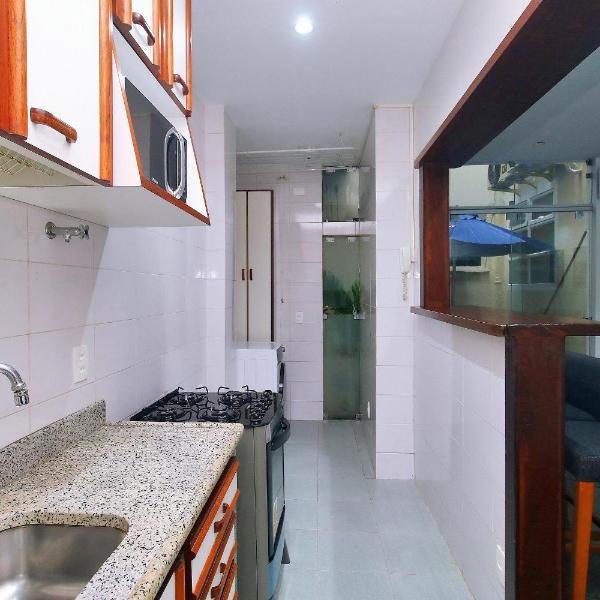 Lindo sala e quarto, pé na areia em Ipanema - Foto 4