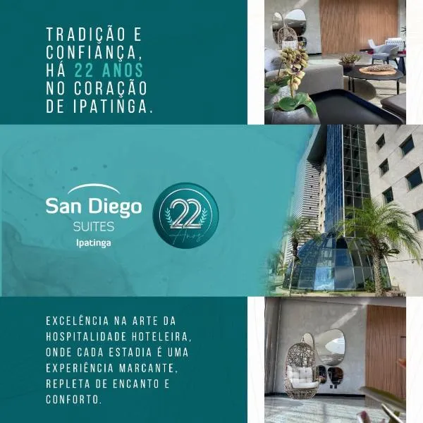 San Diego Suites Ipatinga, hotel in Coronel Fabriciano