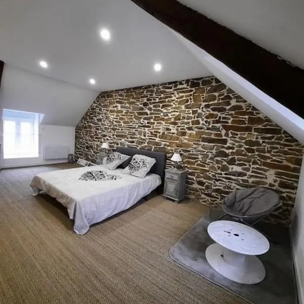 Gîte chambre Matignon 2-4 pers 5 kms mer spa – hotel w mieście Matignon