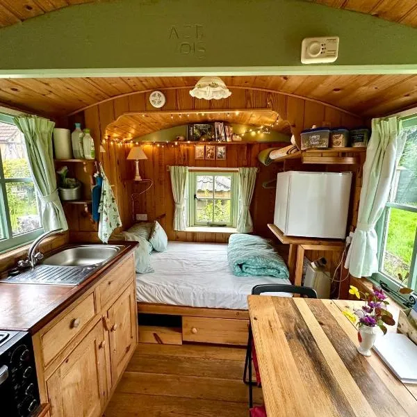 Old Shep's Shepherds Hut, hotel v destinaci Emborrow
