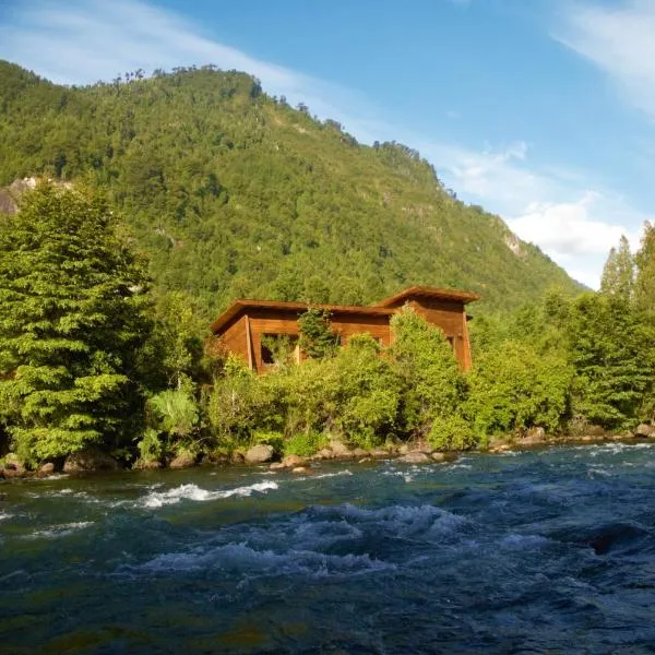 Cabaña Orilla de Río, hotel v destinaci Coñaripe