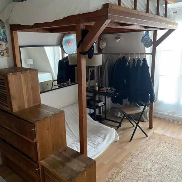 Bastille studio, rooftop view, panoramic access