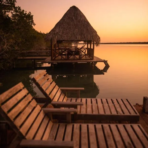 Laguna Bacalar Ichkiichpan, hotel in Santa Cruz Chico