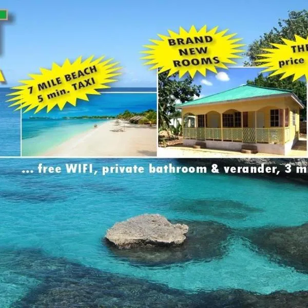 T&T - Tatty and Tony Guesthouse, hotel in Negril