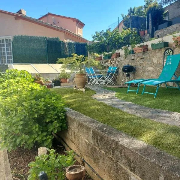 beautiful apartment with garden, hotel in Amélie-les-Bains-Palalda