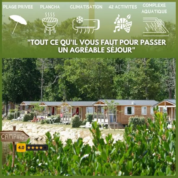 Camping 4 etoiles les viviers lege cap ferret – hotel w mieście Lège-Cap-Ferret
