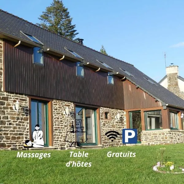 REVES DE BAIE - Accueillant, Paisible, Vue panoramique exceptionnelle, hotel in Brécey