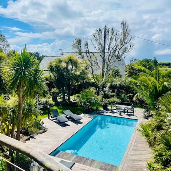 Villa rospico, 200m de la plage avec piscine, hotel v destinaci Névez