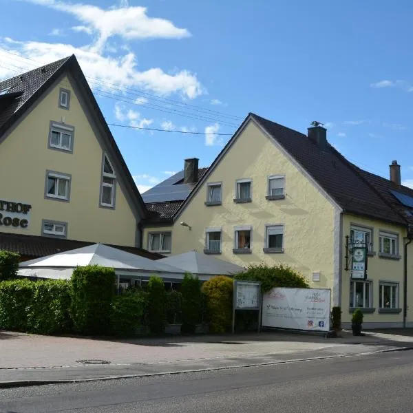 Hotel-Gasthof Zur Rose, viešbutis mieste Veisenhornas