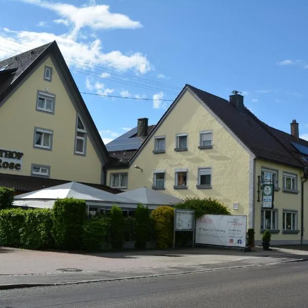Hotel-Gasthof Zur Rose, hotel v destinaci Weißenhorn