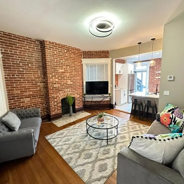 Big Brick 2 Bedroom apartment in Victorian Village, hotel Columbusban