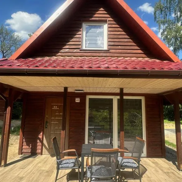 Domek w Górach Opawskich nad Złotym Potokiem NR7, hotel in Głuchołazy