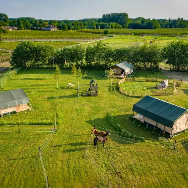Glamping Hoeve Klein Haneveld, hotel v destinaci Sint-Oedenrode