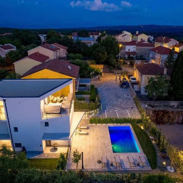 Apartmani Vila Mara M 2 i M 3 heated pool, hotel v destinaci Omišalj