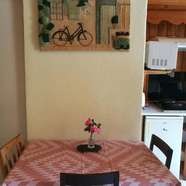 studio ensoleillé avec jardin pour 2 à Monêtier, hotel v destinaci Le Monêtier-les-Bains