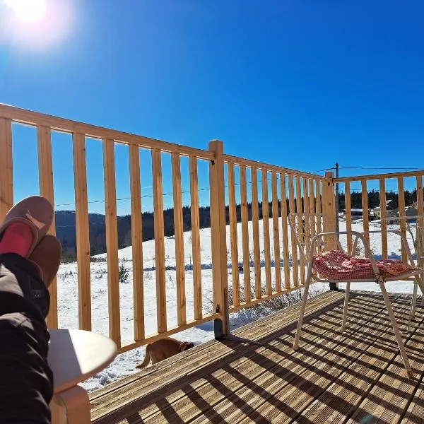 Chalet en bois tout confort, hotel in Valleraugue