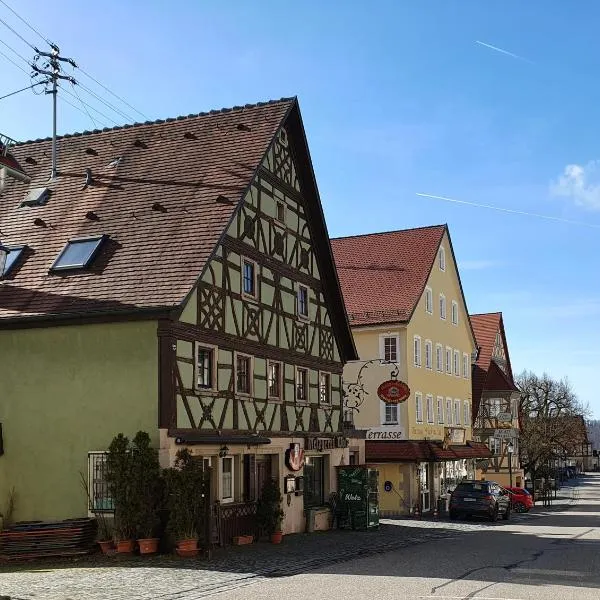Metzgerei und Pension Wolz, hotel v destinaci Langenburg