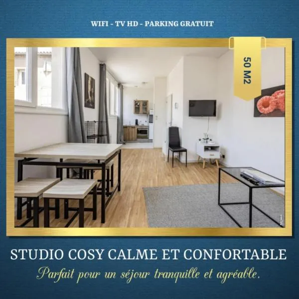 STUDIO COSY - HYPERCENTRE - CALME - 50M2 - Wi-FI, hotel sa Fiac