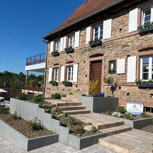 chambres d'hotes chez Linda Stéphane le passé composé, hotel v destinaci Preuschdorf