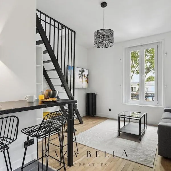 KAZA BELLA - Maisons Alfort 4 Modern renovated bright apartment, hotel in Maisons-Alfort