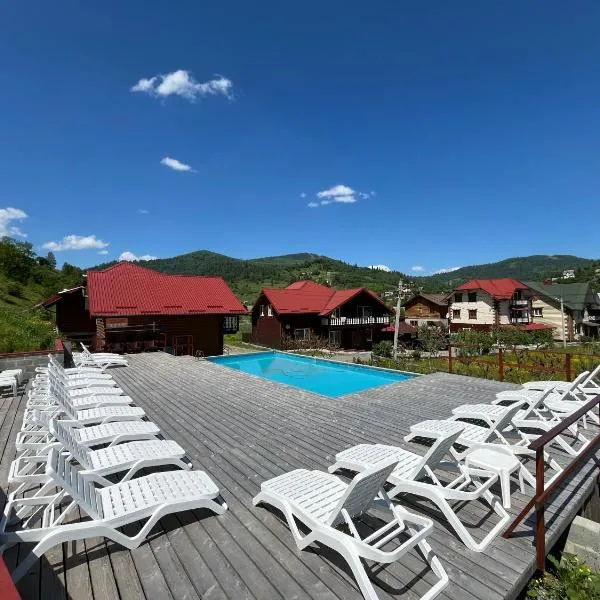 Котеджі Мелодія Карпат, hotel v destinaci Slavske