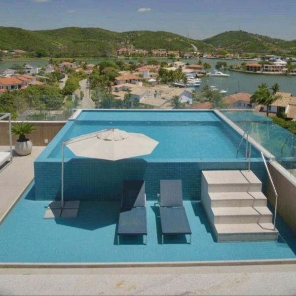 Flat 218 com piscina perto da Praia do Forte - Foto 4
