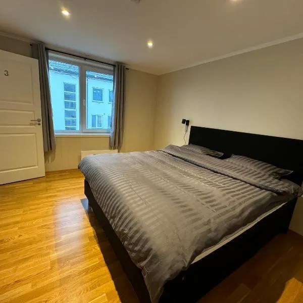Charming 3-Bedroom Apartment in the Heart of Kristiansund, hotel v destinaci Kristiansund