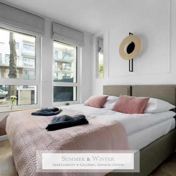 SummerWinter - 4 stars, Luxury Butterfly Apartments, Orłowo, parking, hotel v Gdyni