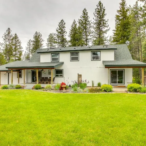 10 Mi to Silverwood Secluded Getaway!, hotell sihtkohas Spirit Lake