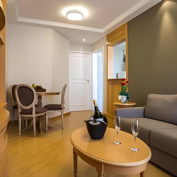 Flat Apart-hotel quarto suite Perto Metro/Moema