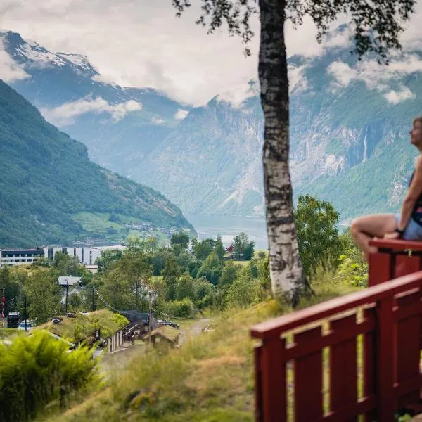 Vinje Camping, hotell i Geiranger