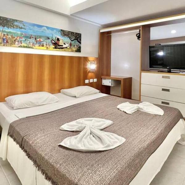 Apartamento Beira Mar centro Pipa com Piscina vista mar completo