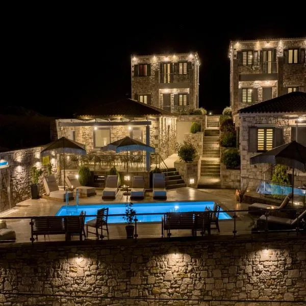 Lithoessa Luxury Apartments: Agios Ioannis Kaspaka şehrinde bir otel