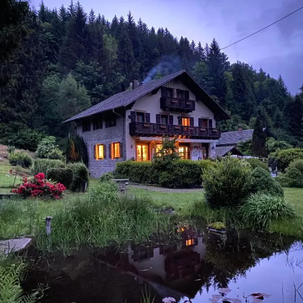 Chambres d'Hôtes des Cascades St-Nicolas, hótel í Kruth