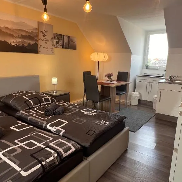 Studio Apartment Frühauf Geithain, hotelli kohteessa Wechselburg