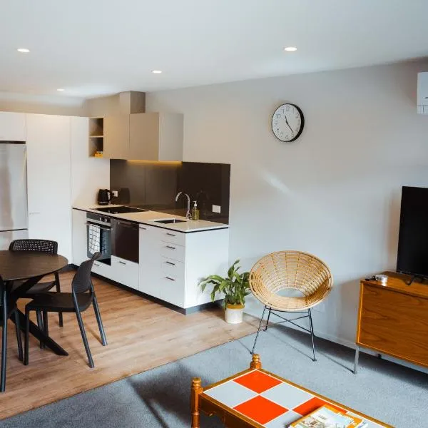 New townhouse, heart of city centre, 2 bed 2 bath, car park, hotell sihtkohas Christchurch