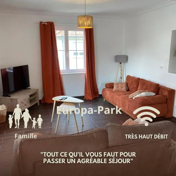 l'Echappée belle Le Duplex Proche Europa Park, hotell i Rhinau