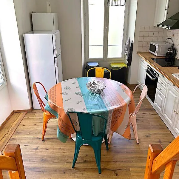 Duplex 3 étoiles rénové centre-ville & clim, хотел в Жонзак