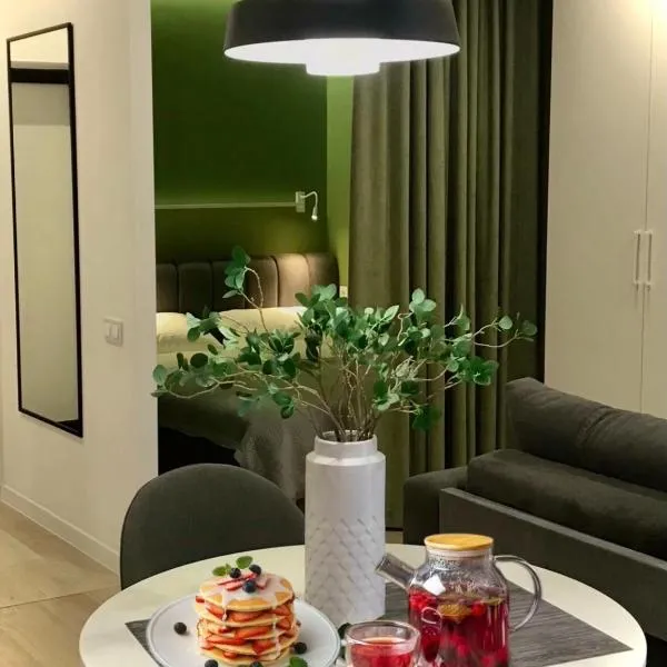 Modern Studio City Center дуже затишно! Netflix, hotel a Chmel'nyc'kyj